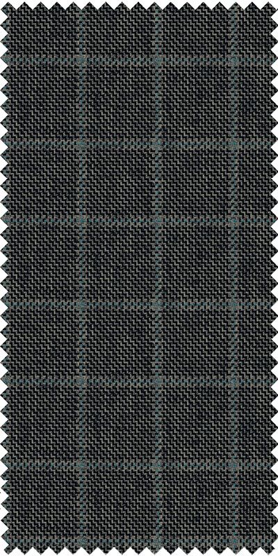 P014-Belmonte Ash Grey Checkered Tweed Custom Pants
