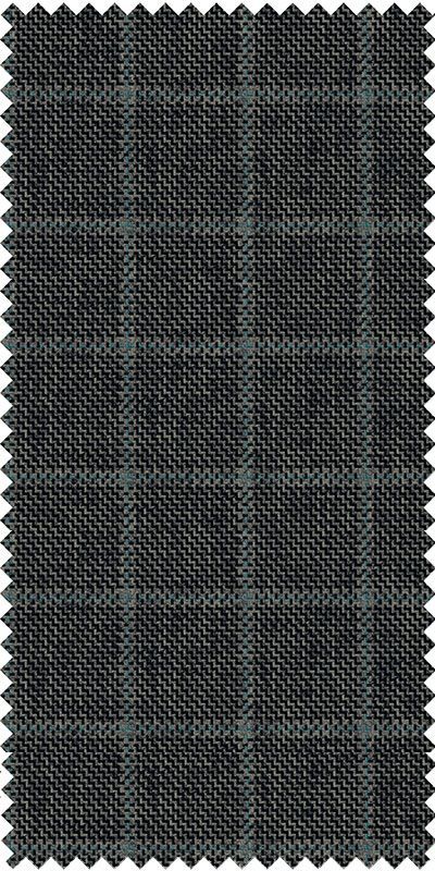 S014-Belmonte Ash Grey Checkered Tweed Custom Suit