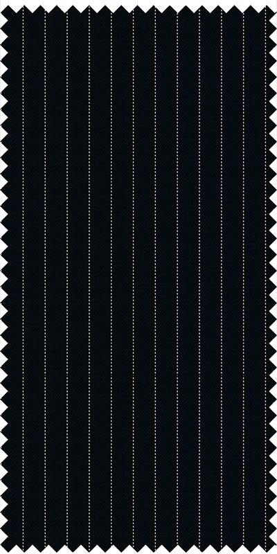 P024-Rochester Black Pinstriped Custom Pants
