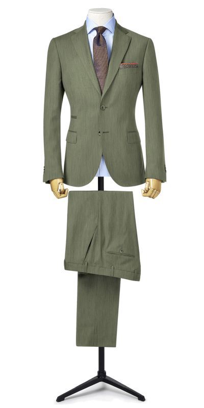 S002-Corlise Limestone Grey custom-made suit